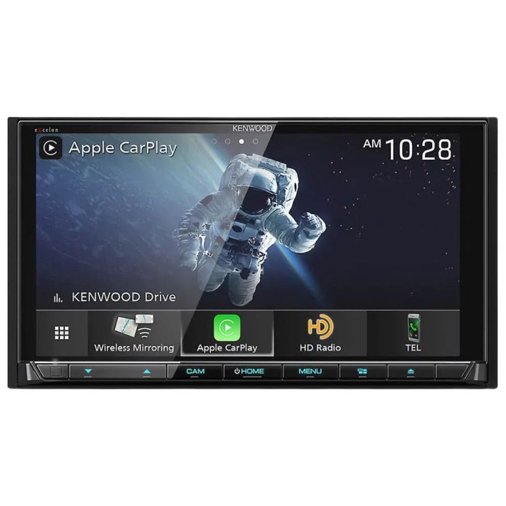 New Kenwood eXcelon DDX9907XR 6.8" DVD Receiver and CMOS-230 Universal Backup Camera