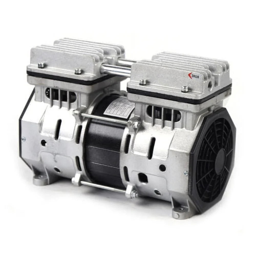 Oilless Vacuum Pump | Industrial Oil-Free Piston Vacuum Pump W/Filter BEST SELL