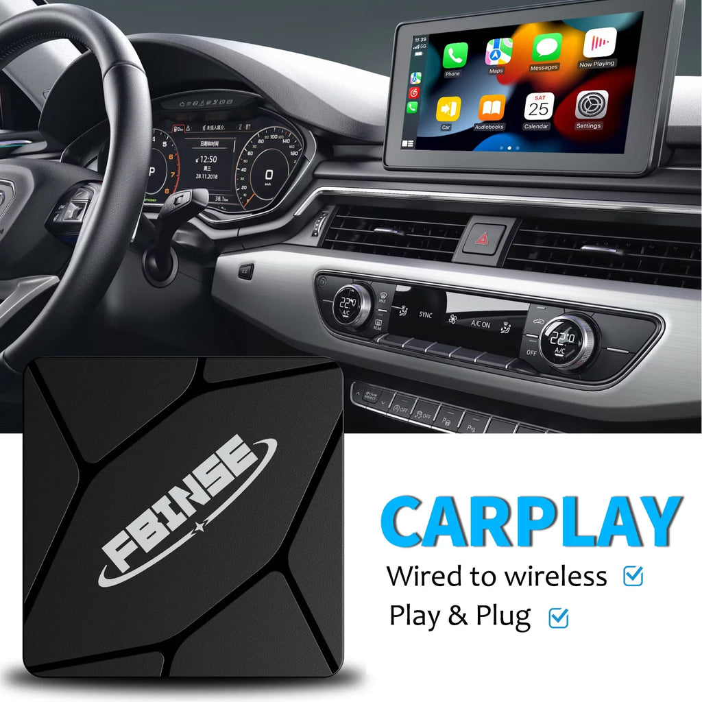 Fbinse Wired To Wireless Carplay Adapter Carplay Dongle Connect