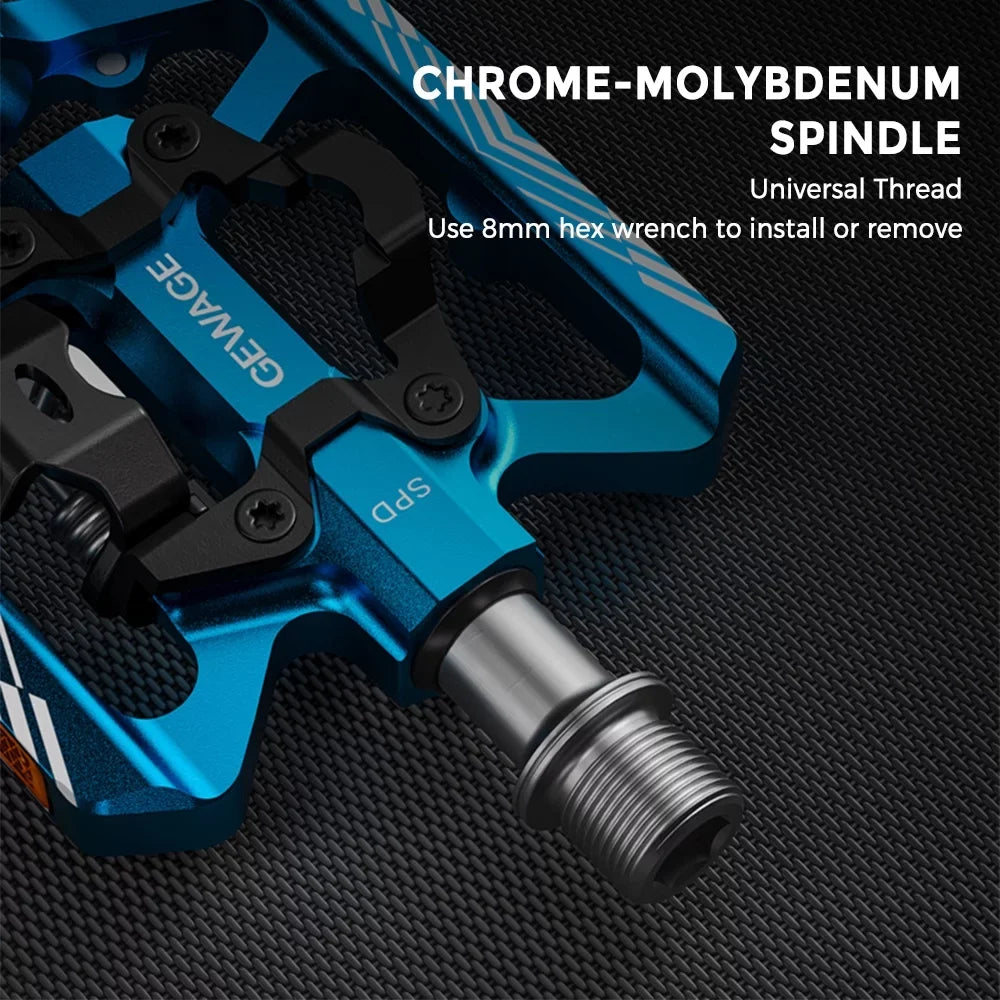 Mountain Bike Peddling components with Reflector, Lightweight Aluminum, Improved Transfer