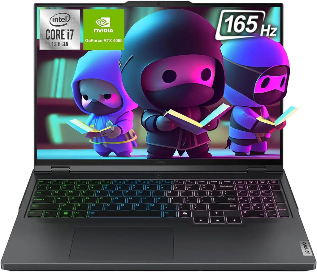 Legion Pro 5i Gaming Laptop, 13th Gen Intel Core i7-13700HX, 32 GB DDR5 Ram, 2 TB PCIe SSD, 16" WQXGA(2560x1600), Nvidia Geforce RTX 4060, Windows 11 Home