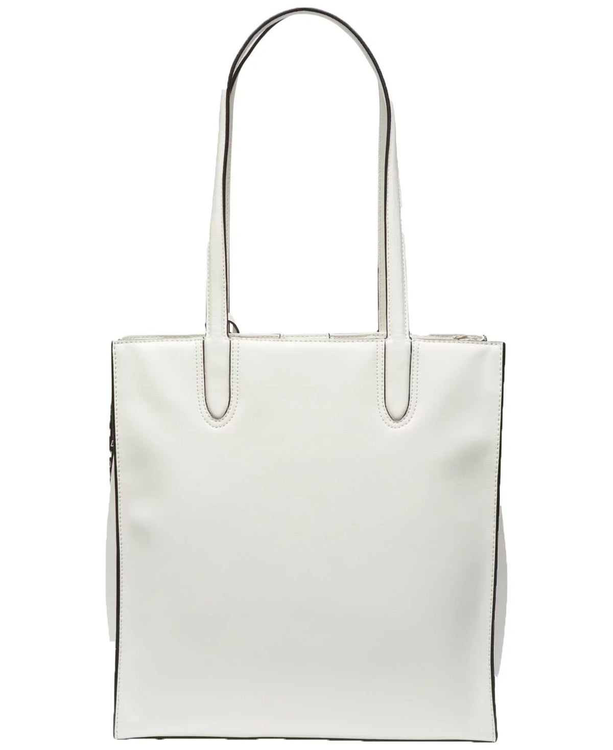 Dkny Jade Tall Signature Handbag Totes (White)
