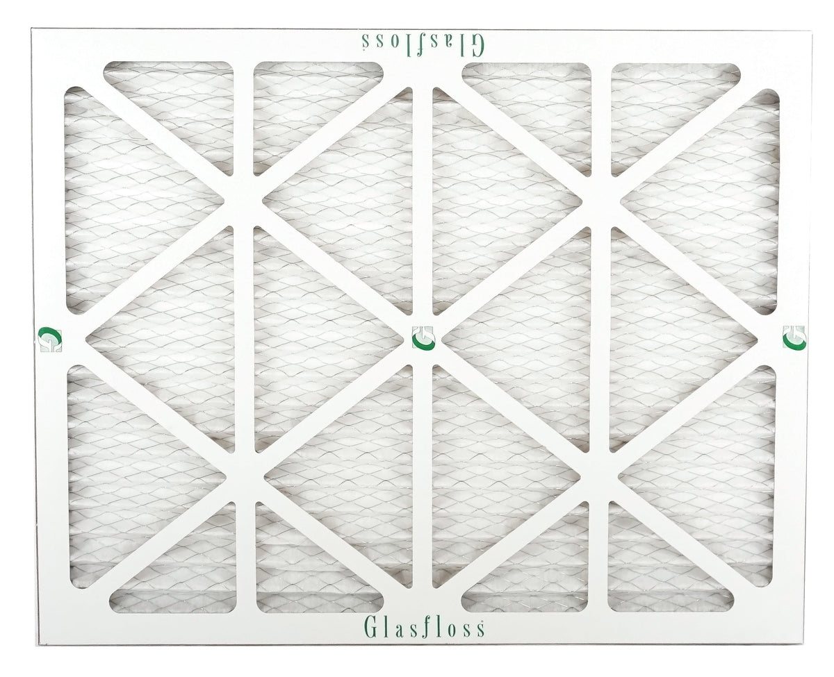 Glasfloss 14x22x1 - MERV 10 -Qty:4 - Furnace Air Filter - Made in USA (Actual Size: 13.5 x 21.5x7/8 inch)