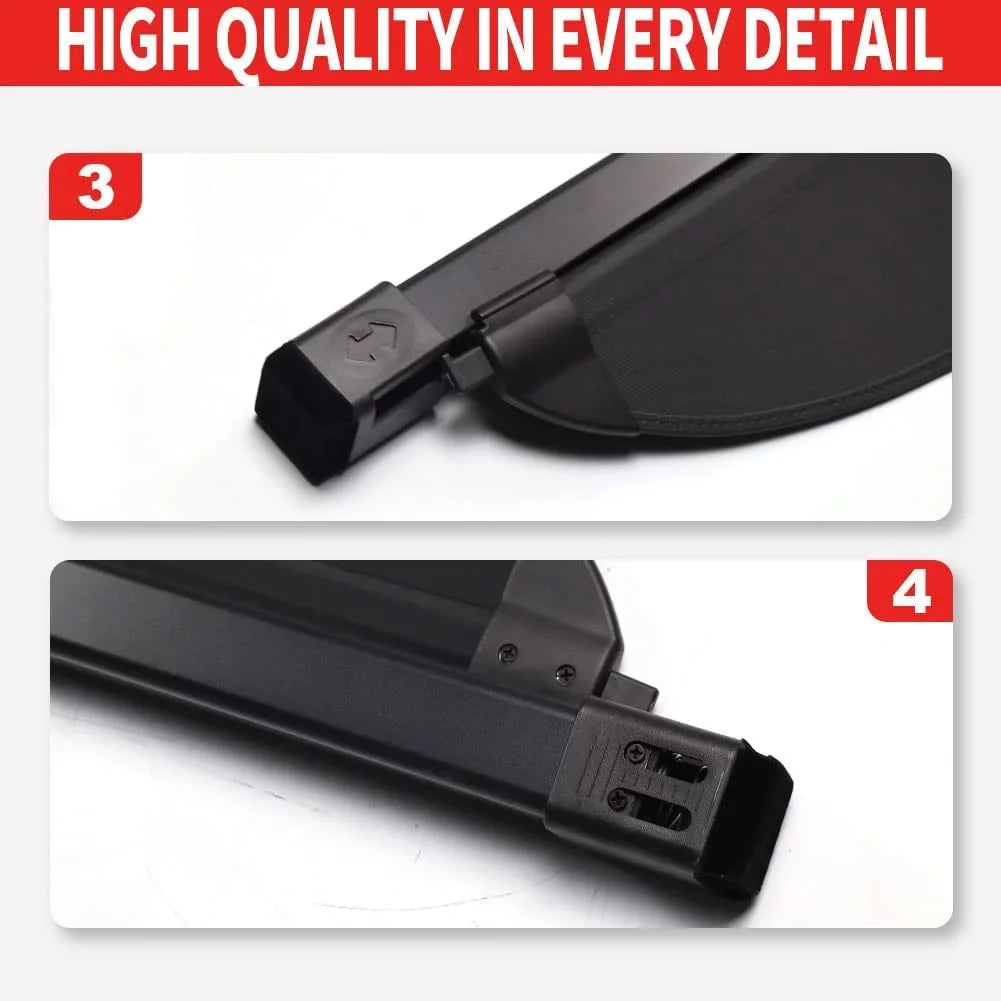 Fit 2016-2021 Hyundai Tucson Retractable Cargo Cover for 2016 2017 2018 2019 2020 2021 Hyundai Tucson SUV Accessory Rear Trunk Privacy Shield Shade, Black