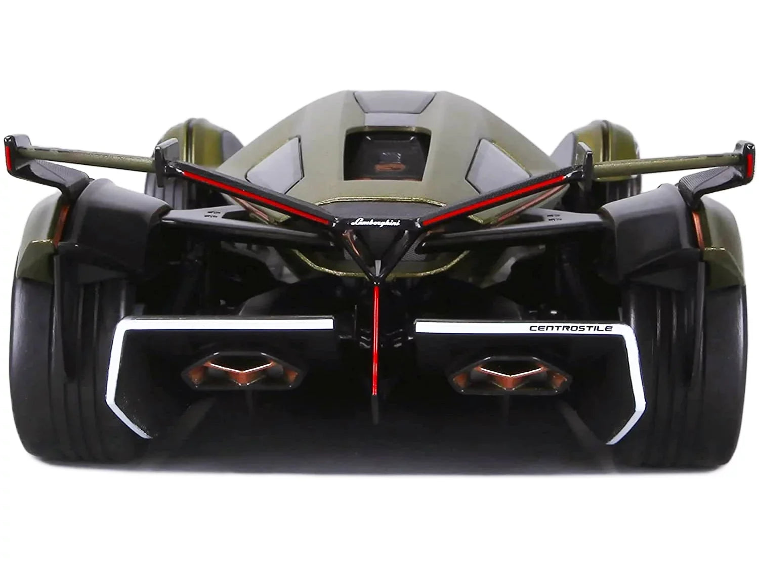Lamborghini V12 Vision Gran Turismo Matt Green Metallic 1/18 Diecast Model Car by Maisto
