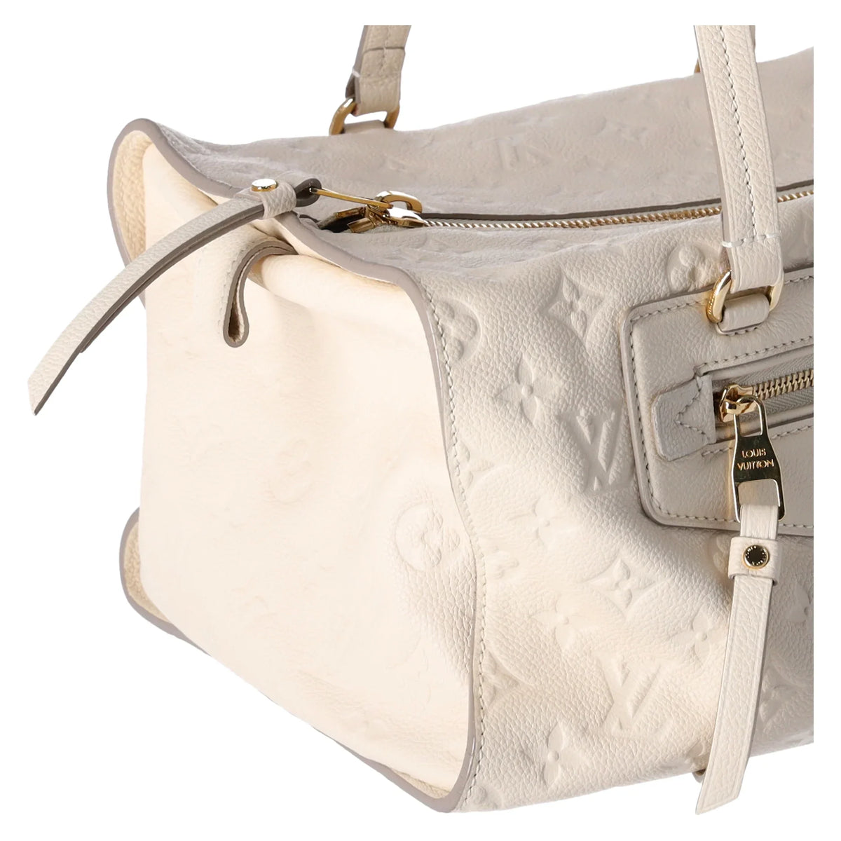Louis Vuitton Inspiree M93416 Beige Monogram Empreinte Leather Shoulder Bag Tote