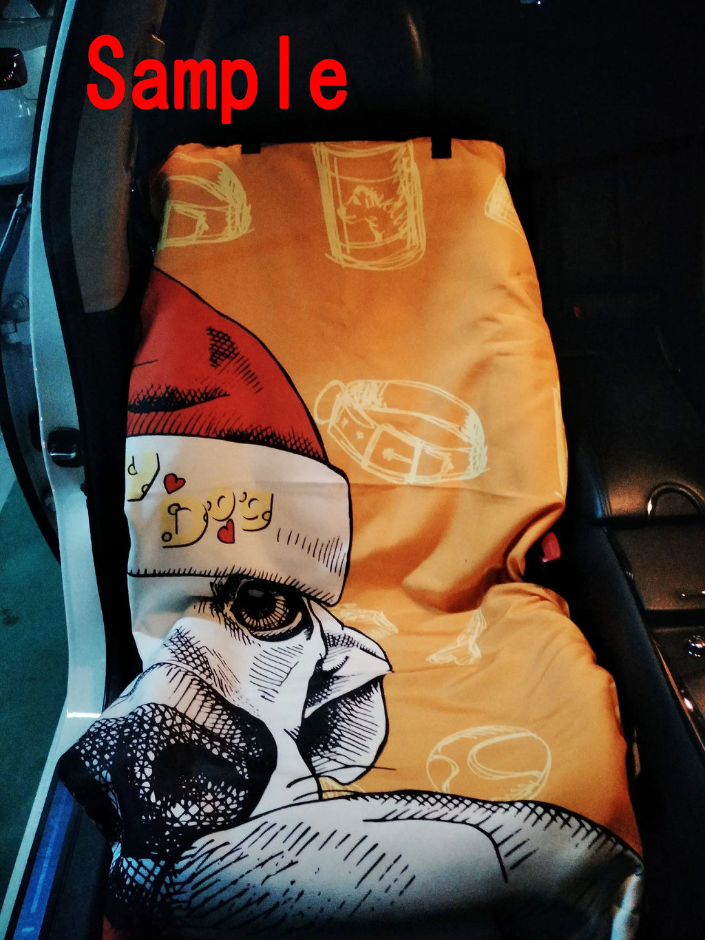 GCKG Vintage Baseball Mildrew Resistant Pet Car Chair Cover Dog Car Chair Mat Hammock Cargo Mat Trunk Mat For Cars Trucks and SUV 54x60 inches