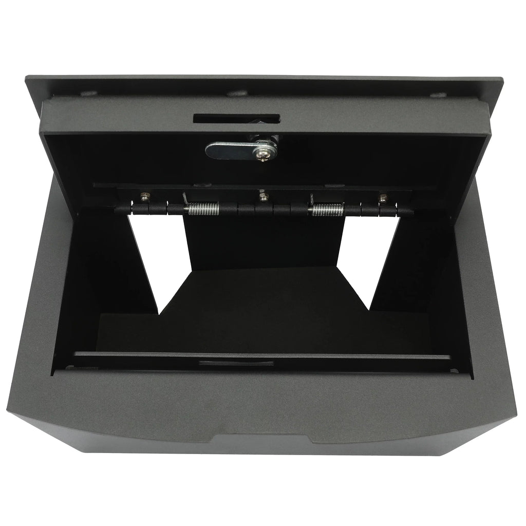 KOJEM Center Console Gun Safe Storage Box Console Vault for 2009-2018 Dodge Ram 1500 2500 3500 Lock Console Safe Vault