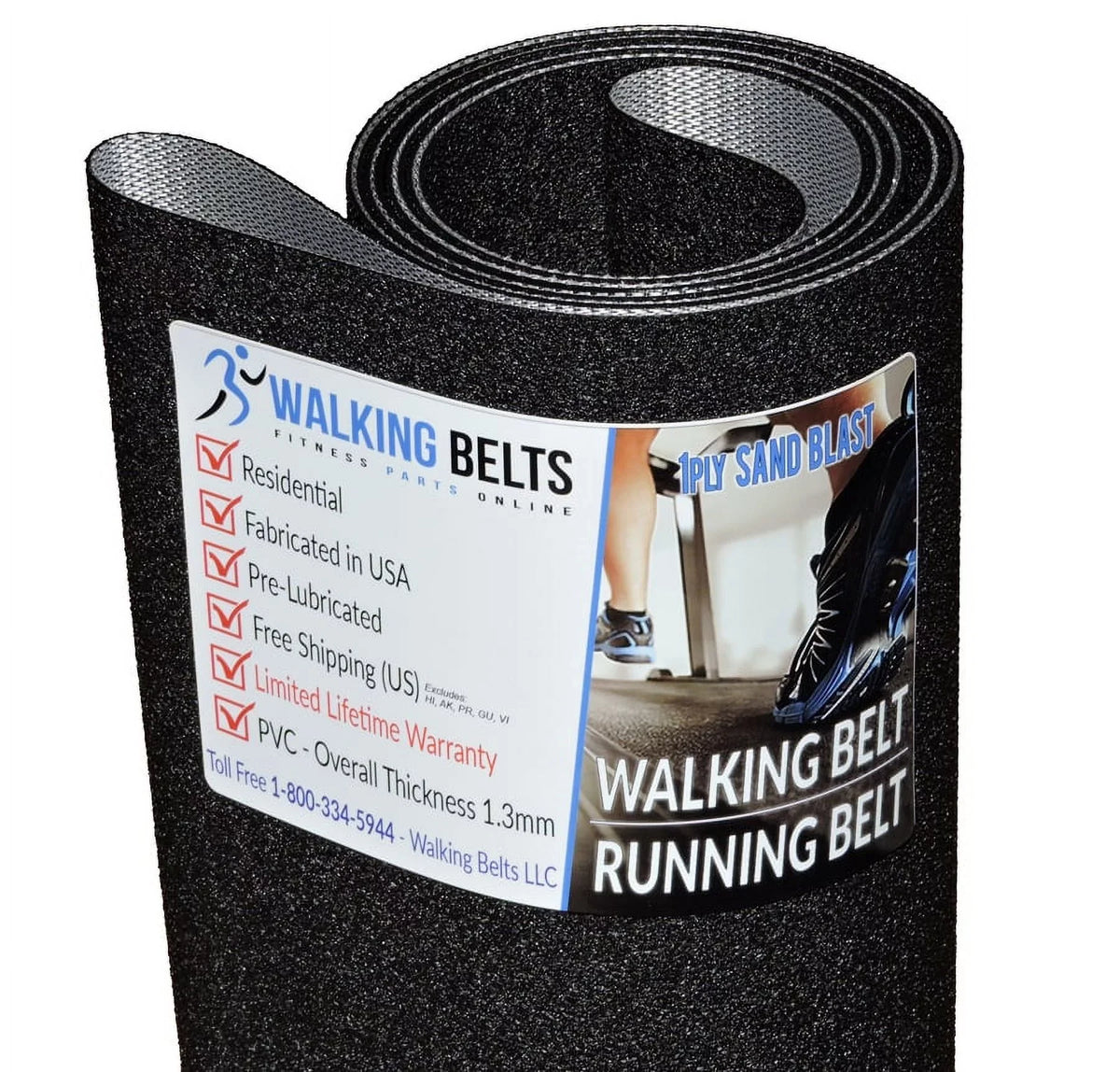 NTL190075 Nordictrack Elite 7500 Treadmill Running Belt 1ply Sand Blast