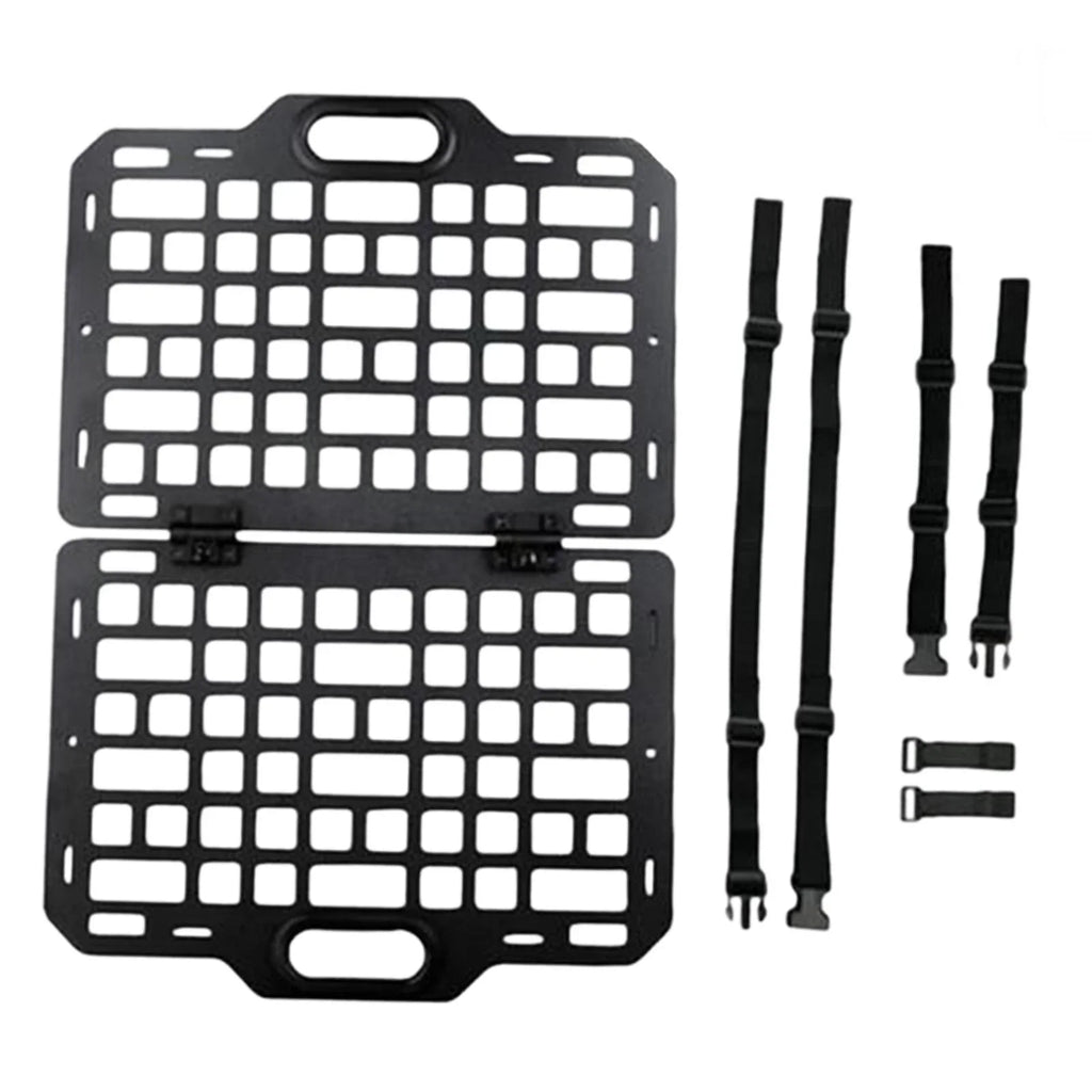 funtasica Auto Cushion Back Organizer Modular Storage Molle Panel Car Seatback Hanging Plate Auto Cushion Panel for Automotive Truck Parts