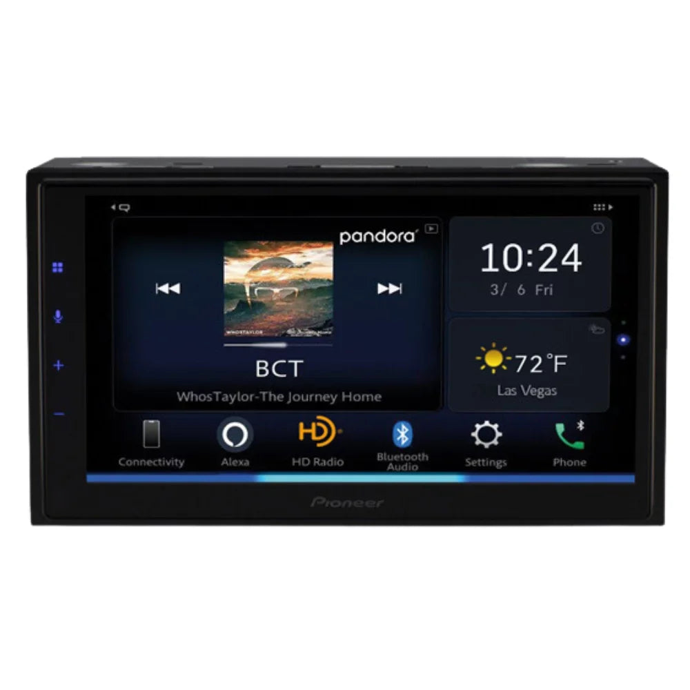 New Pioneer DMH-W4660NEX 6.8" Digital Multimedia Receiver w/ License Plate Camera