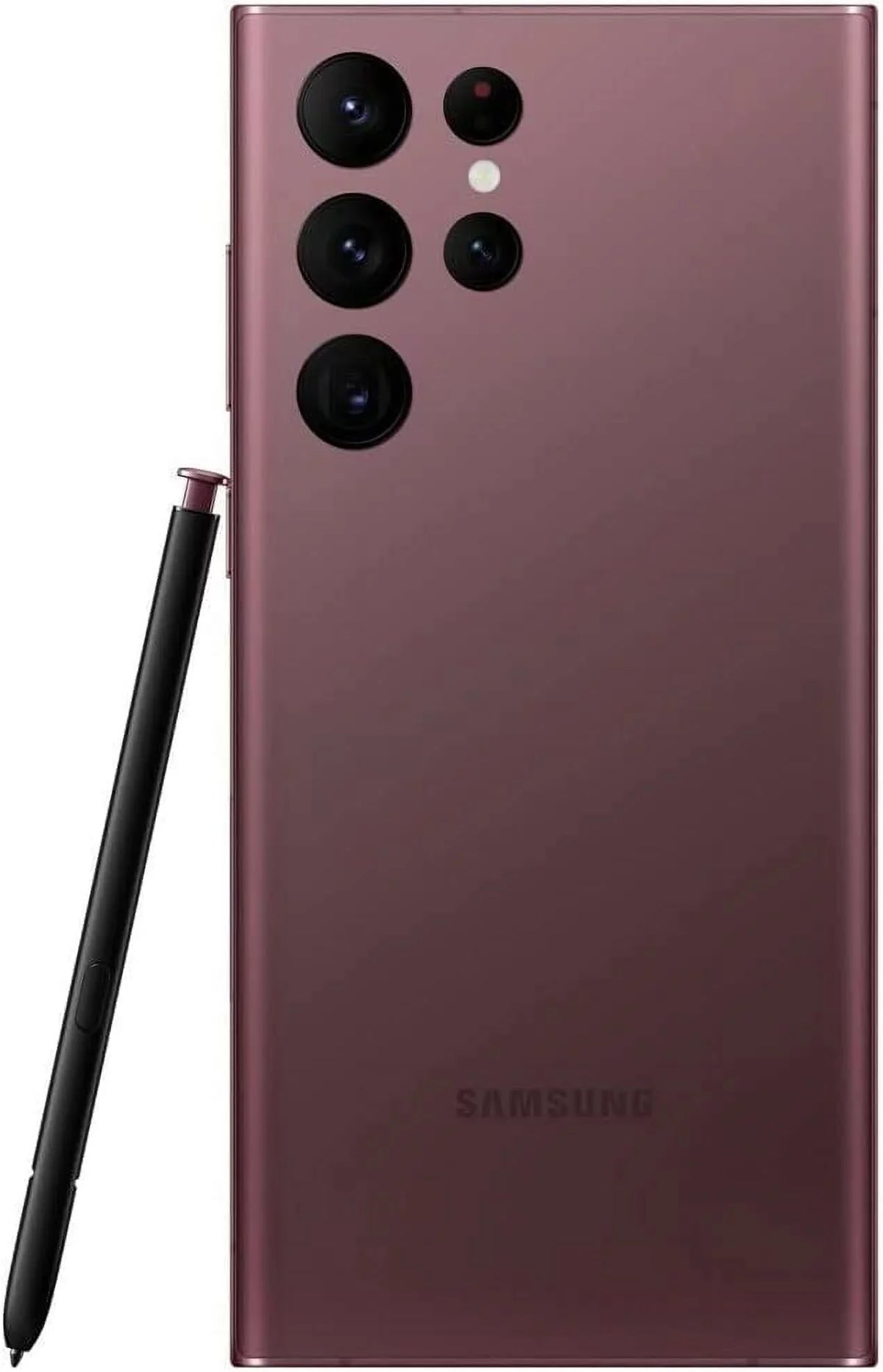 Restored Samsung Galaxy S22 Ultra 5G S908U (Fully Unlocked) 256GB Burgundy (Refurbished)
