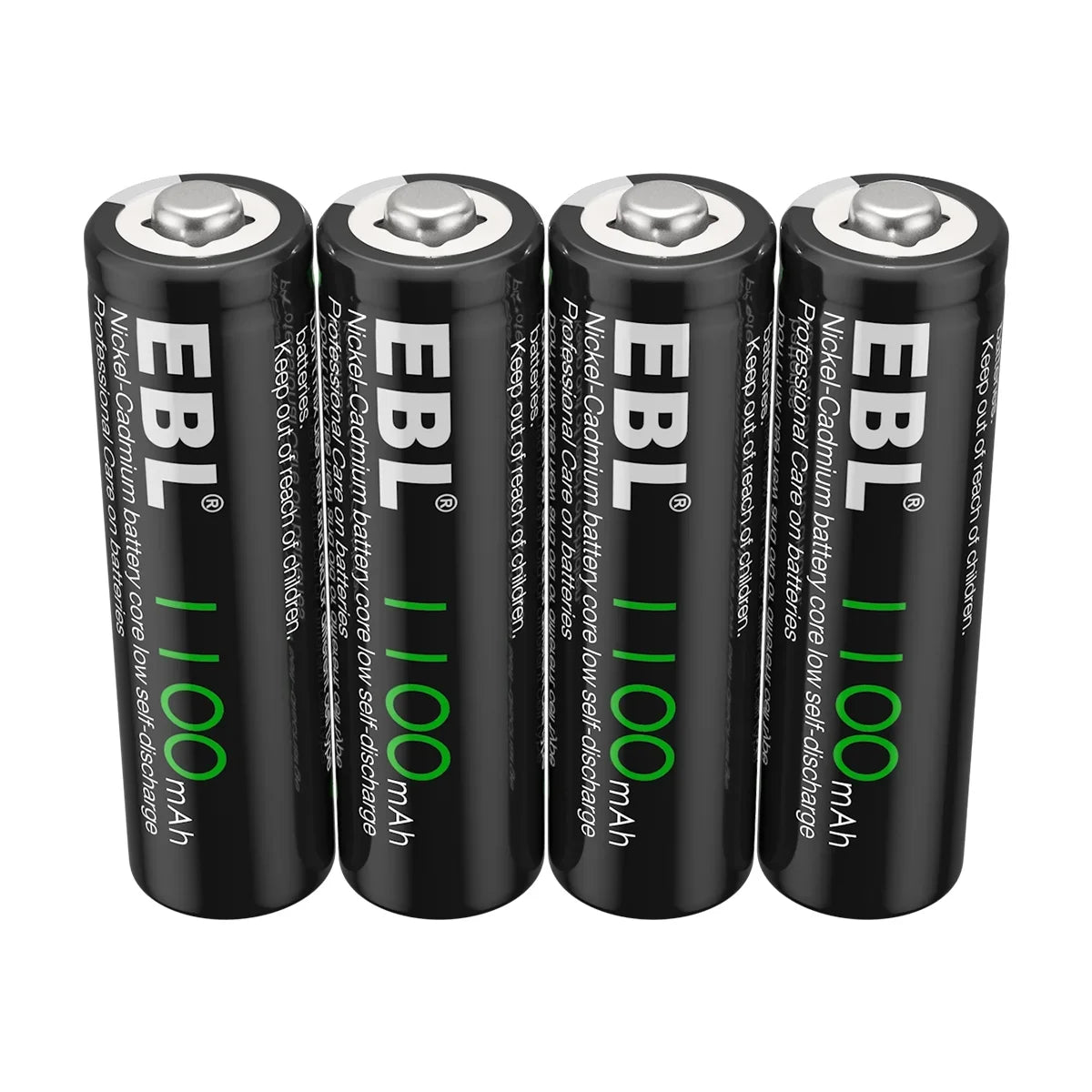 EBL 160-PCS AA NiCd 1100mAh 1.2V Ni-Cd Rechargeable Batteries Solar Lights