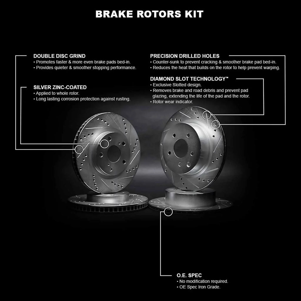 R1 Concepts Wgpn2 39002 R1 Concepts Brake Rotor D/S Silver Fits select: 2013-2014 CHRYSLER 200, 2008-2009 DODGE CALIBER SRT-4