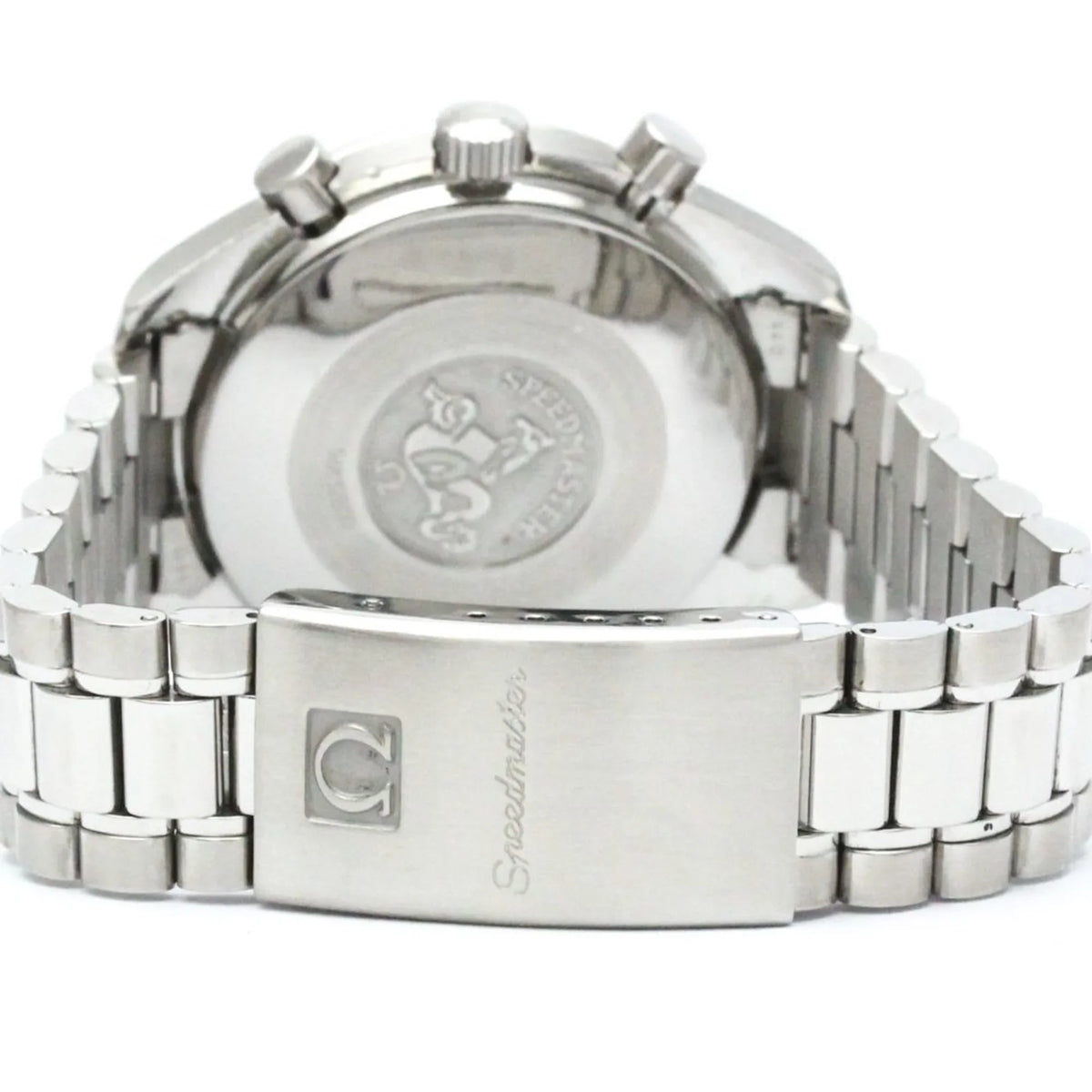 Pre-Owned Polished OMEGA Speedmaster Automatic Steel Mens Watch 3510.50 BF565452 (Good)