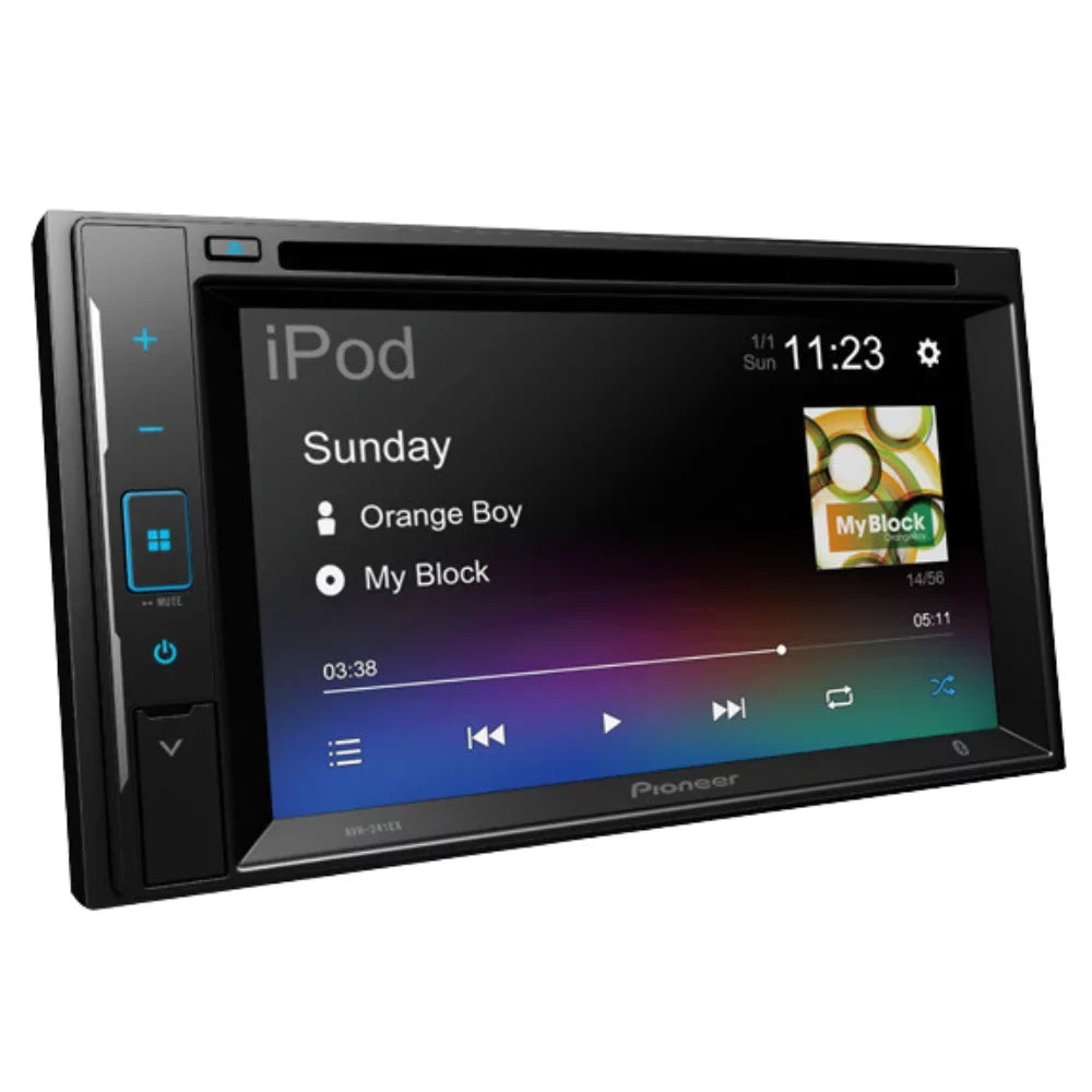 KIT2382 Bundle with Pioneer Multimedia DVD Car Stereo and Installation Kit - for 2007-2009 Isuzu i-370 / Bluetooth Touchscreen, Backup Camera, Double Din in-Dash Mounting Kit