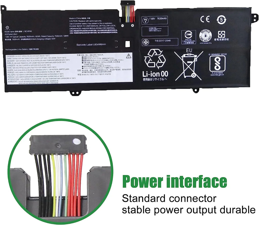 JIAZIJIA L18C4PH0 5B10W67180 5B10T11586 Laptop y Replacement for IdeaPad Yoga C940-14IIL 2019 81Q9002GUS