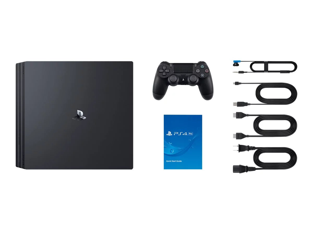 Restored Sony PlayStation 4 Pro 1TB Gaming Console - Wireless Game Pad - Black (Refurbished)