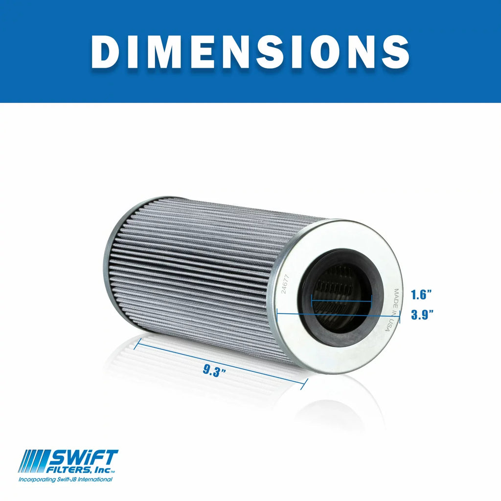 Direct Interchange for NAPA 7811 Cartridge Filter Element Microglass 25 Micron