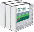 Filterbuy 16x25x3 MERV 13 Pleated HVAC AC Furnace Air Filters for Trion Air Bear 255649-101 (3-Pack)
