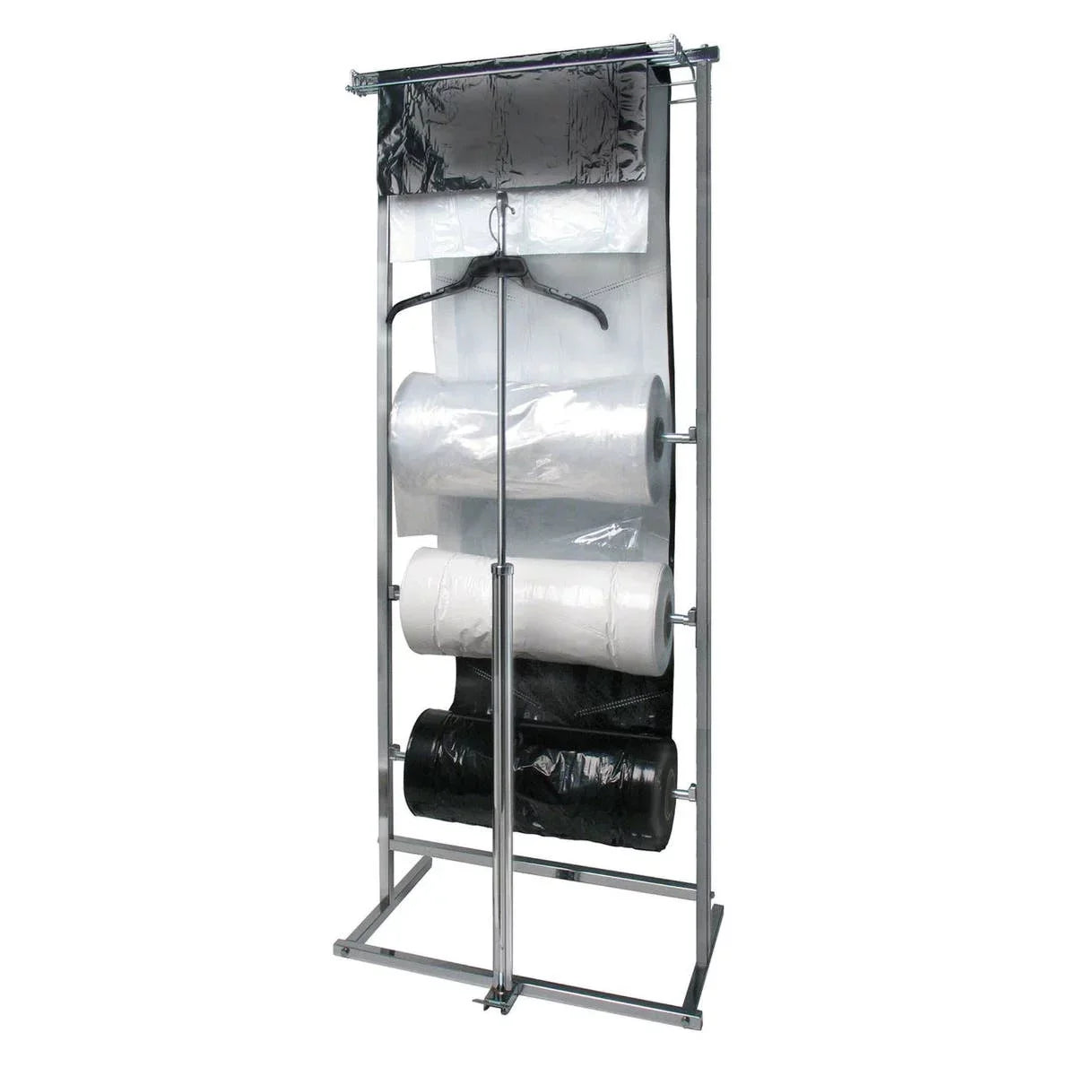 NAHANCO Plastic super weight garment bags on a roll, 36"H , Black - 500/ROLL