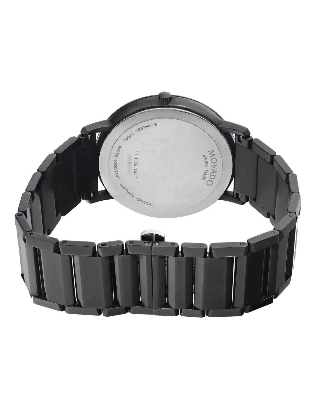 Movado Modern Classic 40mm Steel Black Dial Quartz Men Watch 0607408