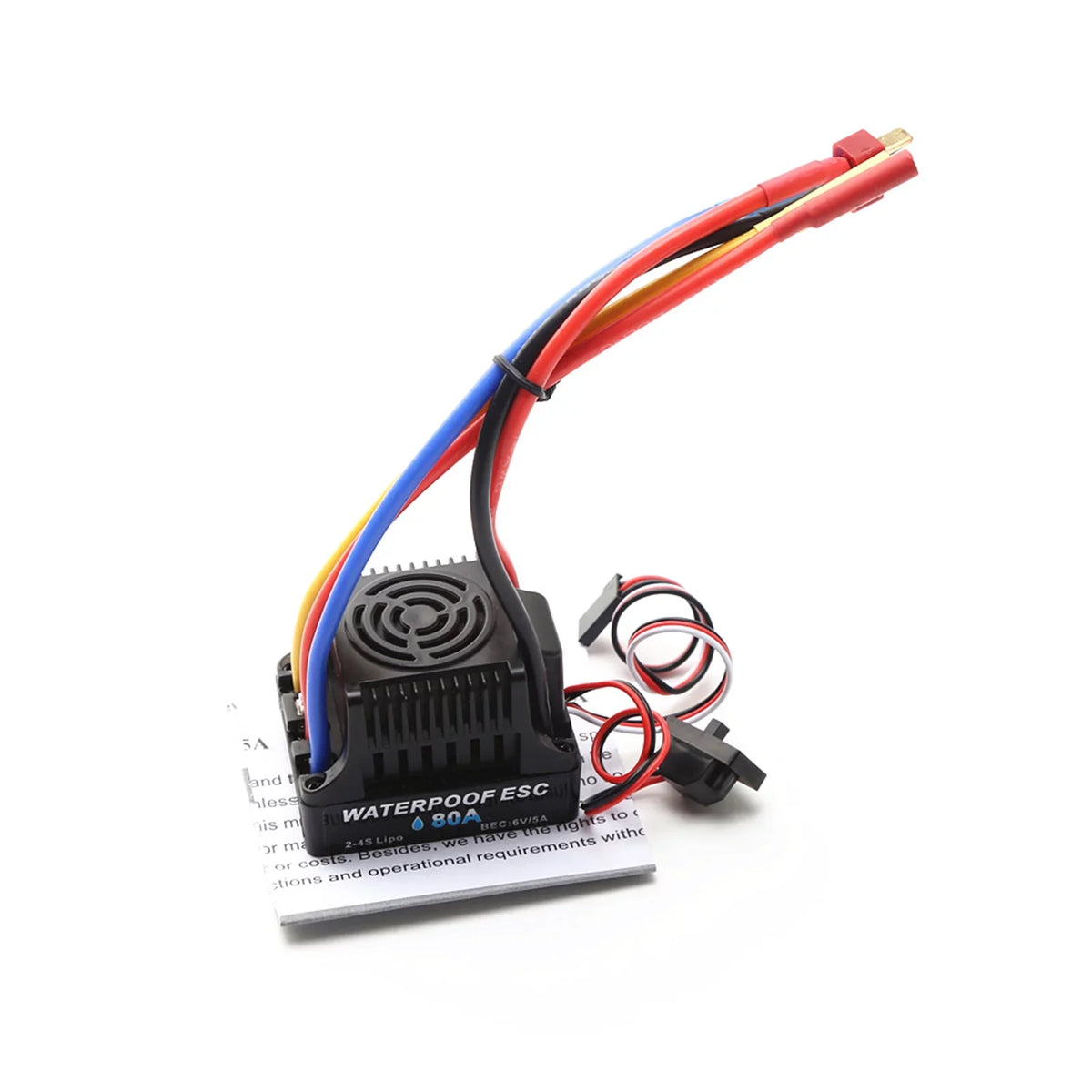 Pristin ESC,3800KV Motor Car S3660 1/8/ 1/10 Waterproof Motor ESC Speed Waterproof ERYUE ESC Combo Set 1/14 car Combo Set 1/8/ Motor 1/14 Car Motor 1/14 Motor ESC Combo