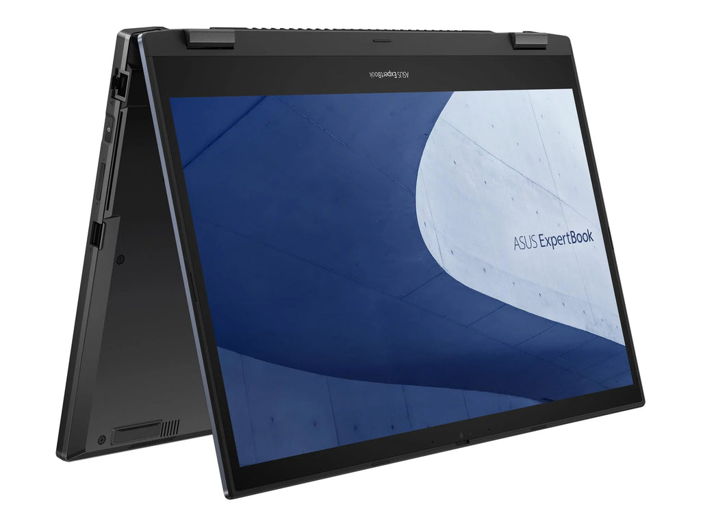 ExpertBook B2 Flip B2502FBA-XS74T - Flip design - Intel Core i7 - 1260P / up to 4.7 GHz - Win 11 Pro - Intel Iris Xe Graphics - 16 GB RAM - 512 GB SSD NVMe - 15.6" touchscreen 1920 x 1080 (Full HD) - Wi-Fi 6E - star black (LCD cover), star black