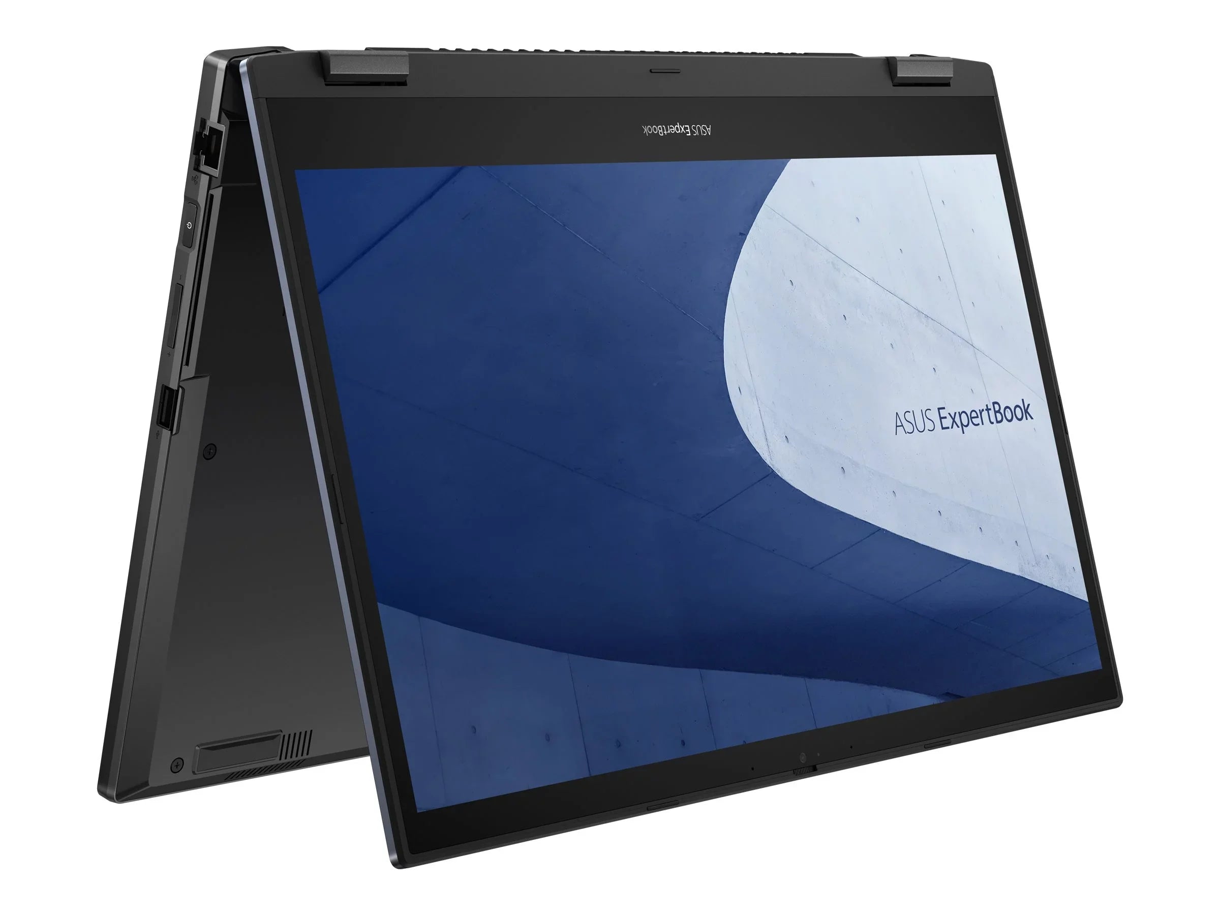 ExpertBook B2 Flip B2502FBA-XS74T - Flip design - Intel Core i7 - 1260P / up to 4.7 GHz - Win 11 Pro - Intel Iris Xe Graphics - 16 GB RAM - 512 GB SSD NVMe - 15.6" touchscreen 1920 x 1080 (Full HD) - Wi-Fi 6E - star black (LCD cover), star black
