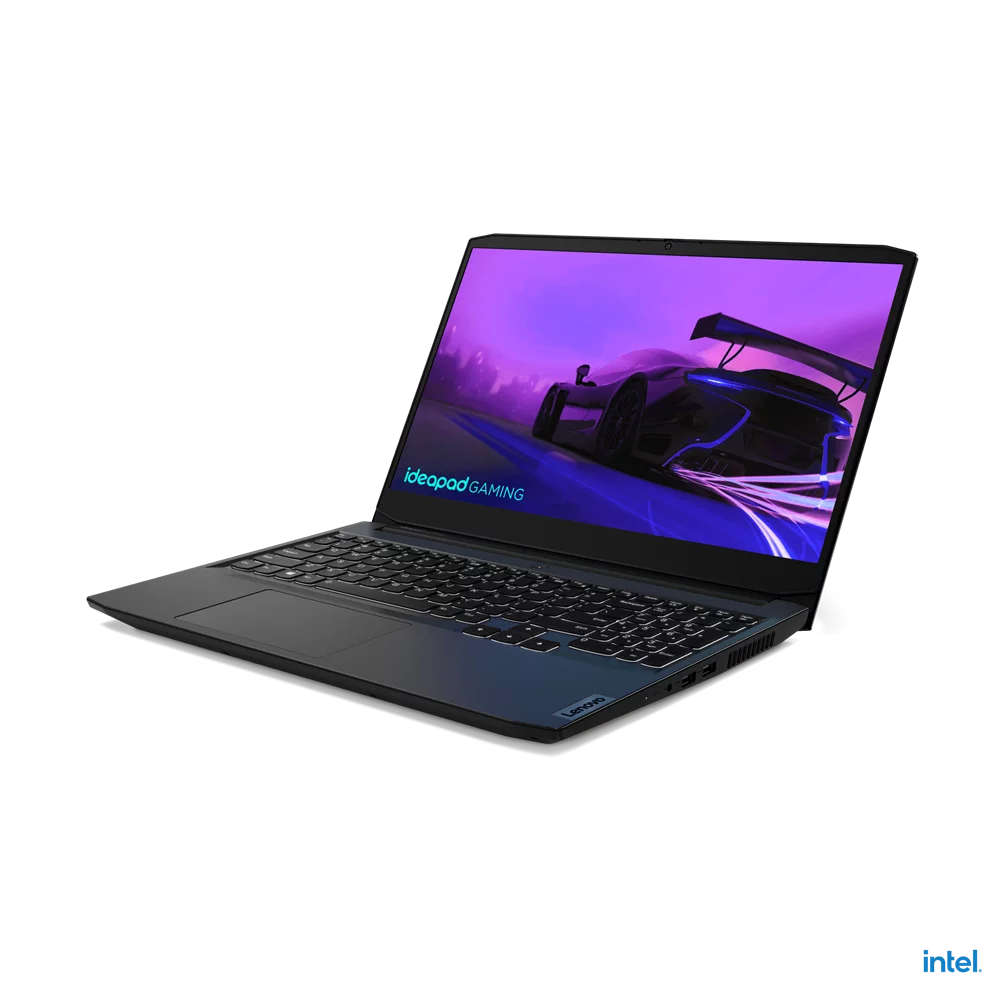 Restored 82K100LPUS IdeaPad Gaming 3 15IHU6 15.6" FHD i7-11370H 3.3GHz NVIDIA GeForce RTX 3050 4GB 4GB RAM 1TB HDD + 256GB SSD Win 11 Home Shadow Black (Refurbished)