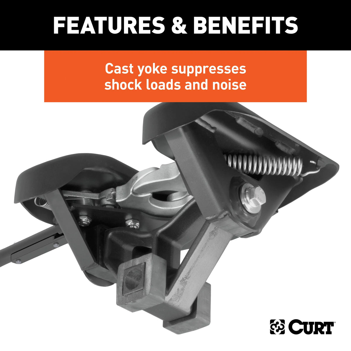 CURT Q16 5th Tire Hitch Head