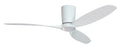 Flagler 52 in. WiFi Integrated LED Indoor/Outdoor Matte Pure White Ceiling Fan with Light and Remote Control
