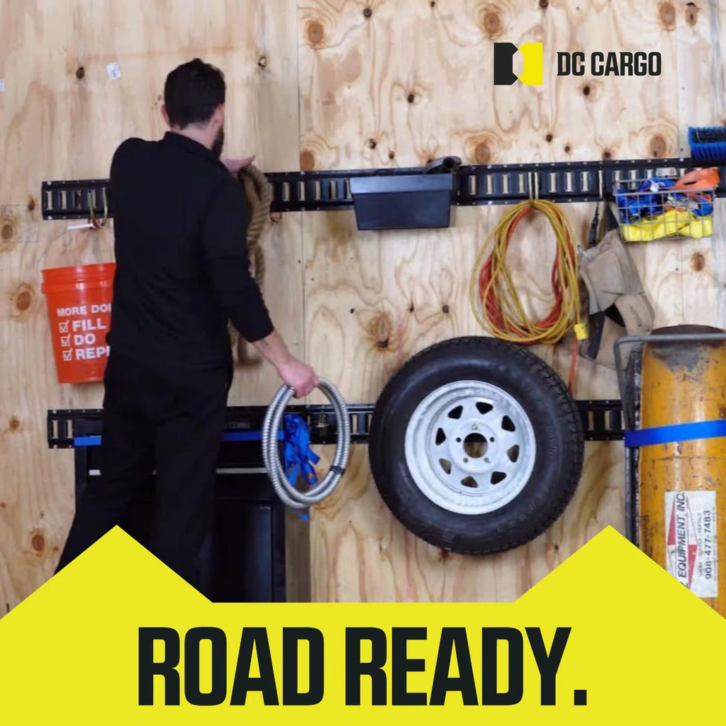 DC Cargo Mall E Track Tie-Down Kit - 32 Pieces: E-Track Accessories & E-Track Storage Bag (E-Track Rails NOT Included)