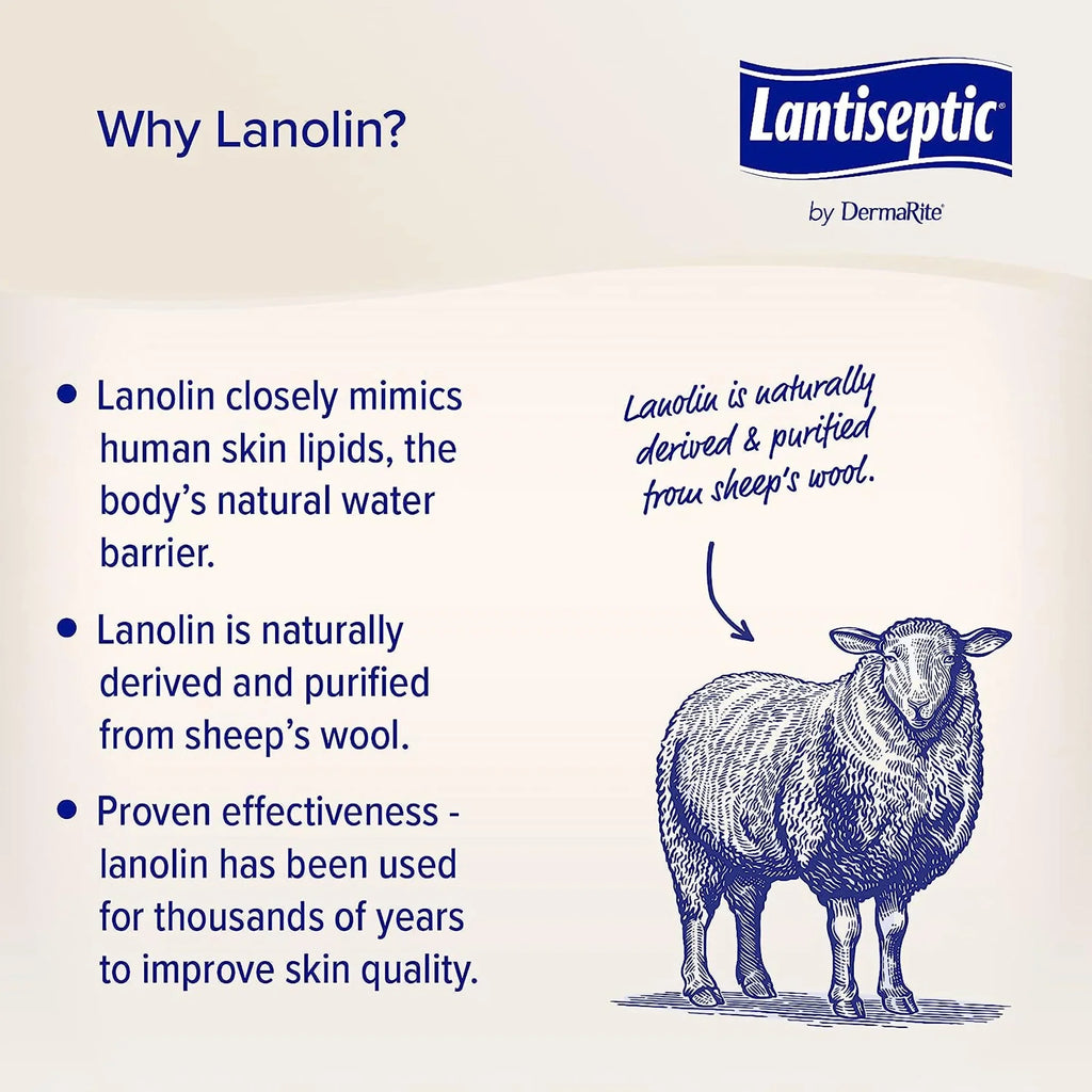 Lantiseptic Lanolin Scent Skin Protectant Cream 14 oz. Jar LS0710 1 Ct