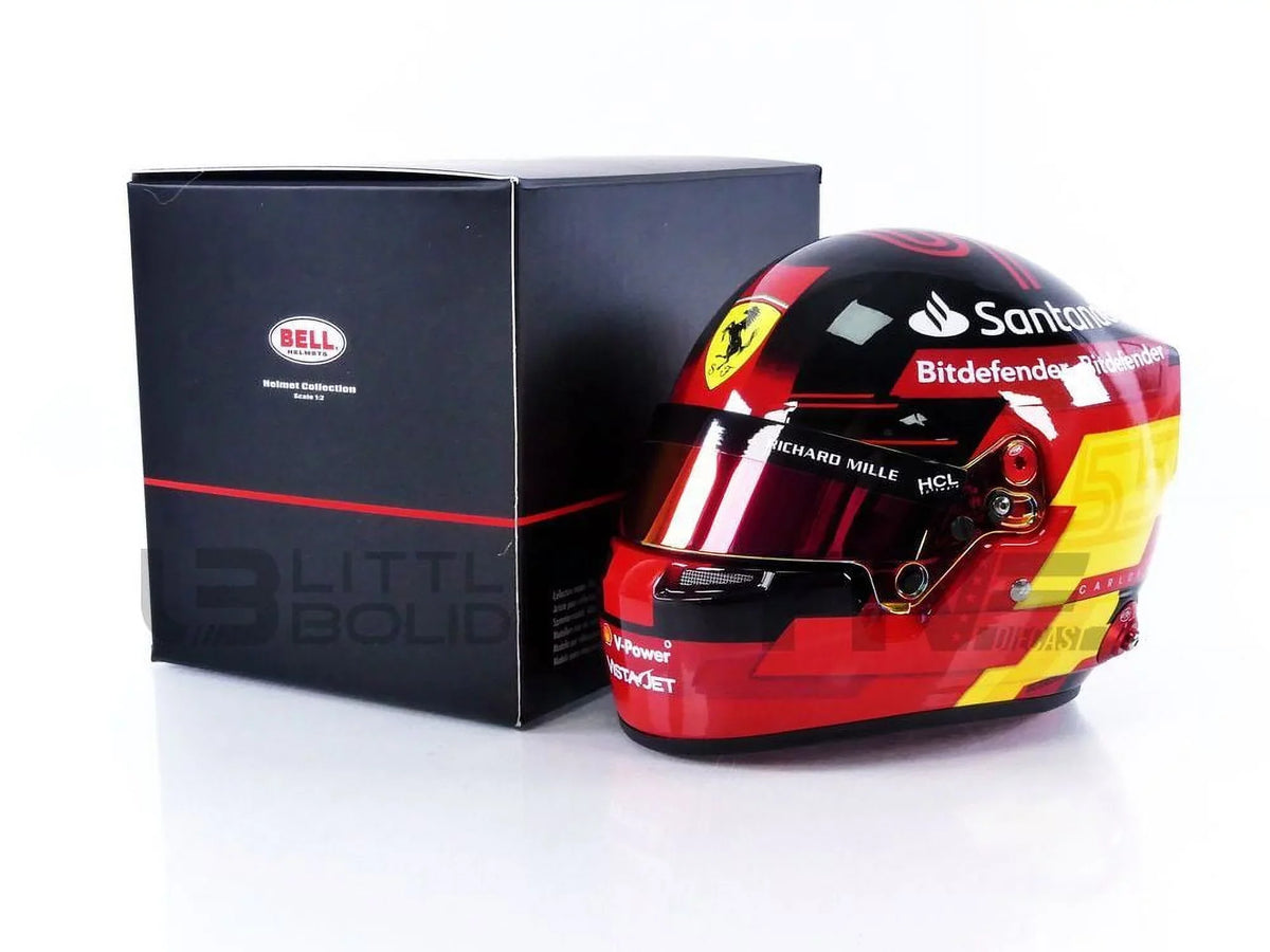 MINI HELMET 1/2 - CASQUE Carlos Sainz Jr - Ferrari F1 2023