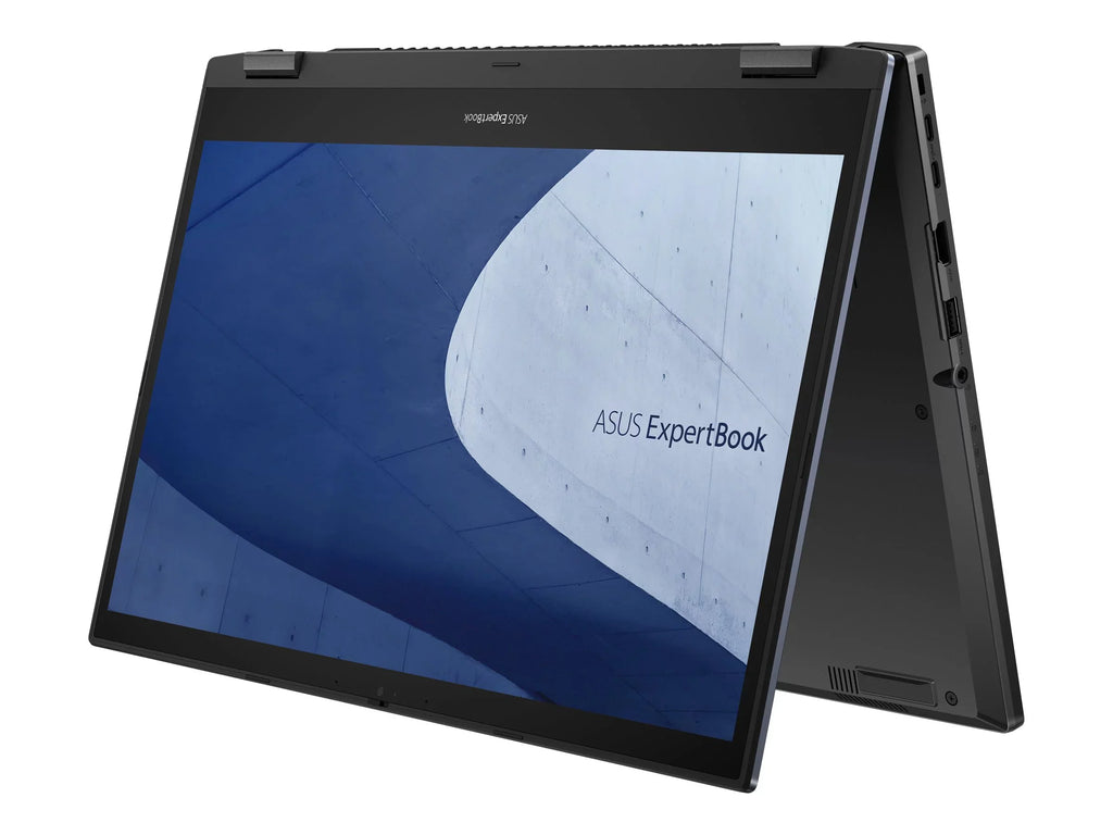 ExpertBook B2 Flip B2502FBA-XS74T - Flip design - Intel Core i7 - 1260P / up to 4.7 GHz - Win 11 Pro - Intel Iris Xe Graphics - 16 GB RAM - 512 GB SSD NVMe - 15.6" touchscreen 1920 x 1080 (Full HD) - Wi-Fi 6E - star black (LCD cover), star black