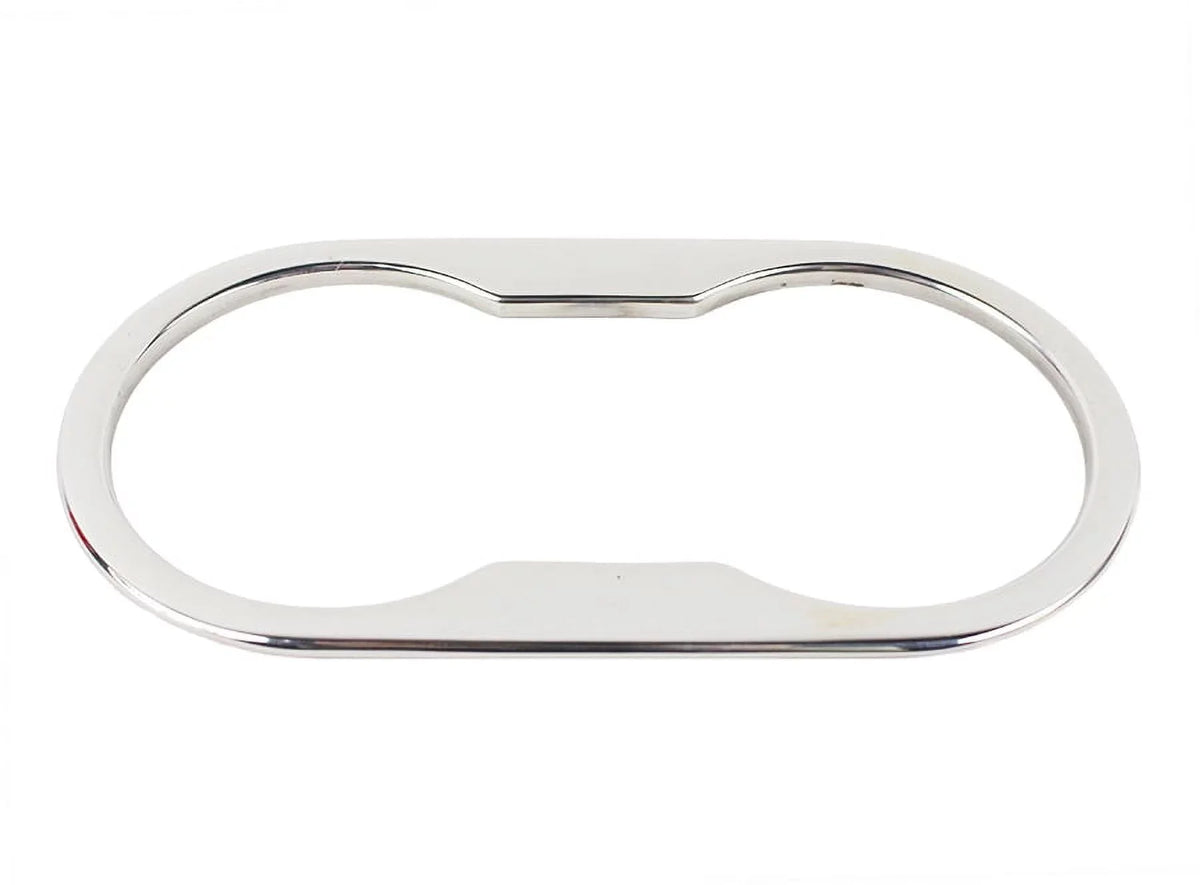 Kentrol 30002 Jeep Wrangler JK - 2007-10 Cup Holder Bezel Polished Stainless Steel