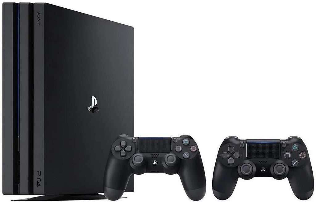 PlayStation 4 Pro Console Bundle (2 Items): PS4 Pro 1TB Console and an Extra PS4 Dualshock 4 Wireless Controller - Jet Black