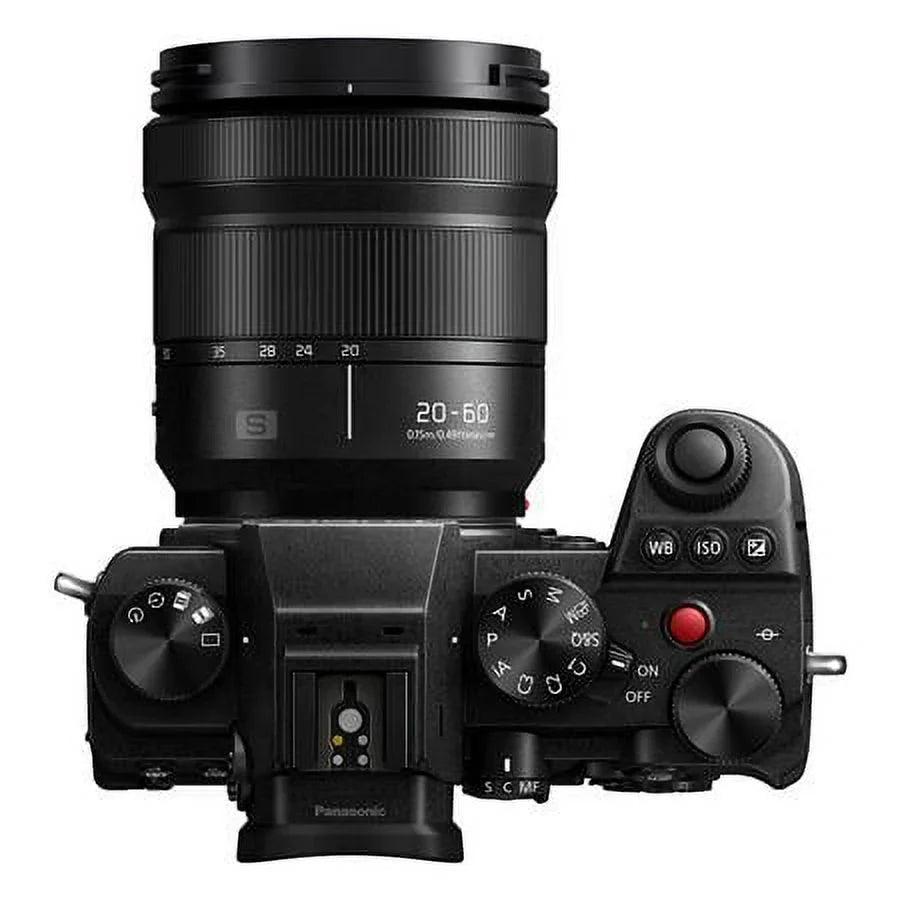 Lumix DC-S5 Mirrorless Camera with Lumix S 20-60mm f/3.5-5.6 and LUMIX S 85mm f/ 1.8 L-Mount Lens