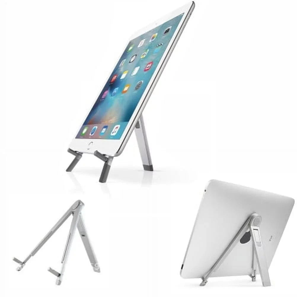 Desktop Holder Stand Fold-up Aluminum Travel Portable Dock Z6B for Samsung Galaxy View Tab S2 NOOK 8.0 (SM-T710) E NOOK 9.6 (SM-T560) Active Pro S3 9.7 S 8.4 SM-T700 10.5 SM-T800 A 9.7