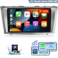 Podofo 2+32G for Toyota Camry 2006-2011 Car Stereo Radio Wireless Carplay Android Auto Mirror Link 9'' Touchscreen HD 1080P WIFI GPS Hifi FM Bluetooth, AHD Backup Camera