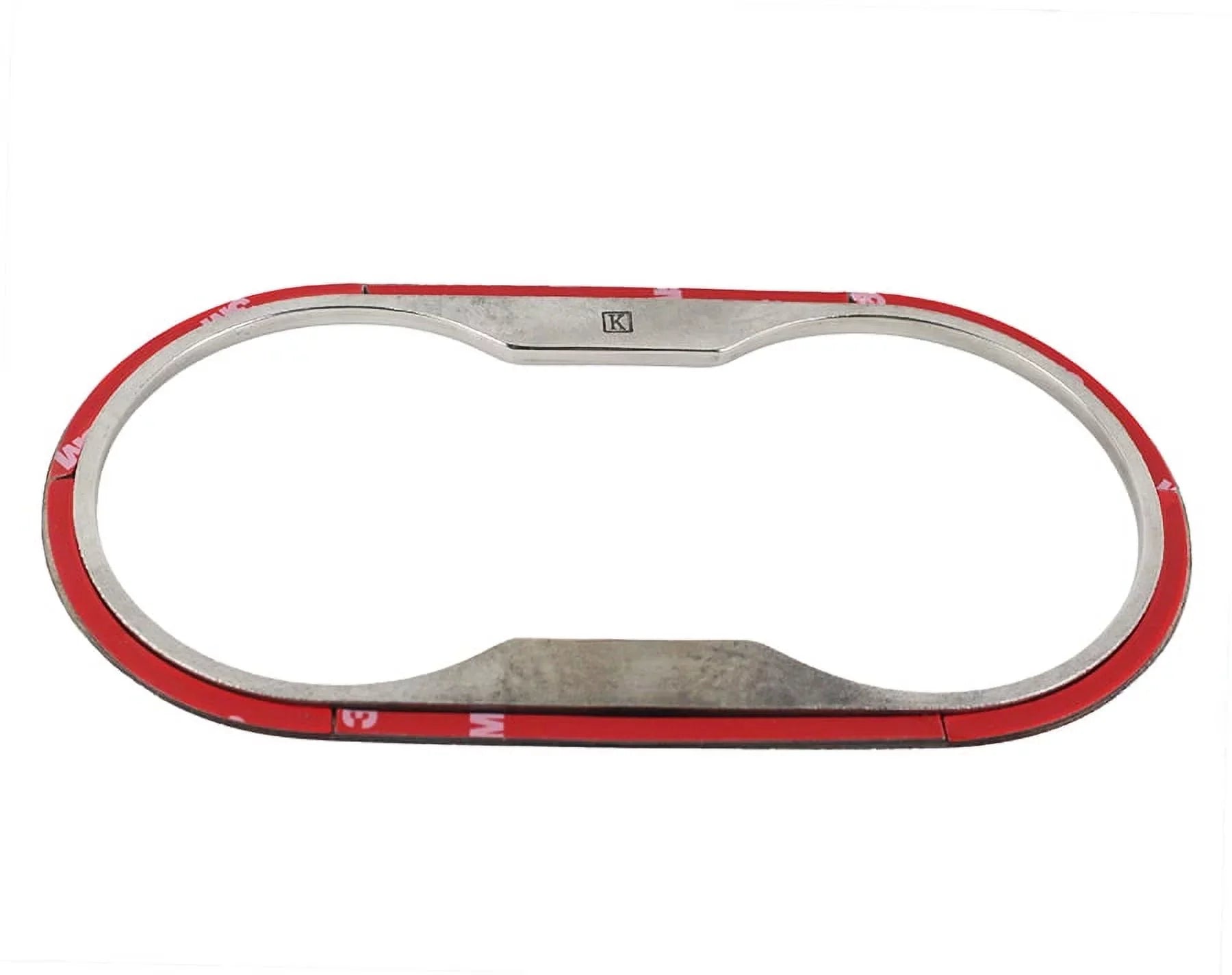 Kentrol 30002 Jeep Wrangler JK - 2007-10 Cup Holder Bezel Polished Stainless Steel