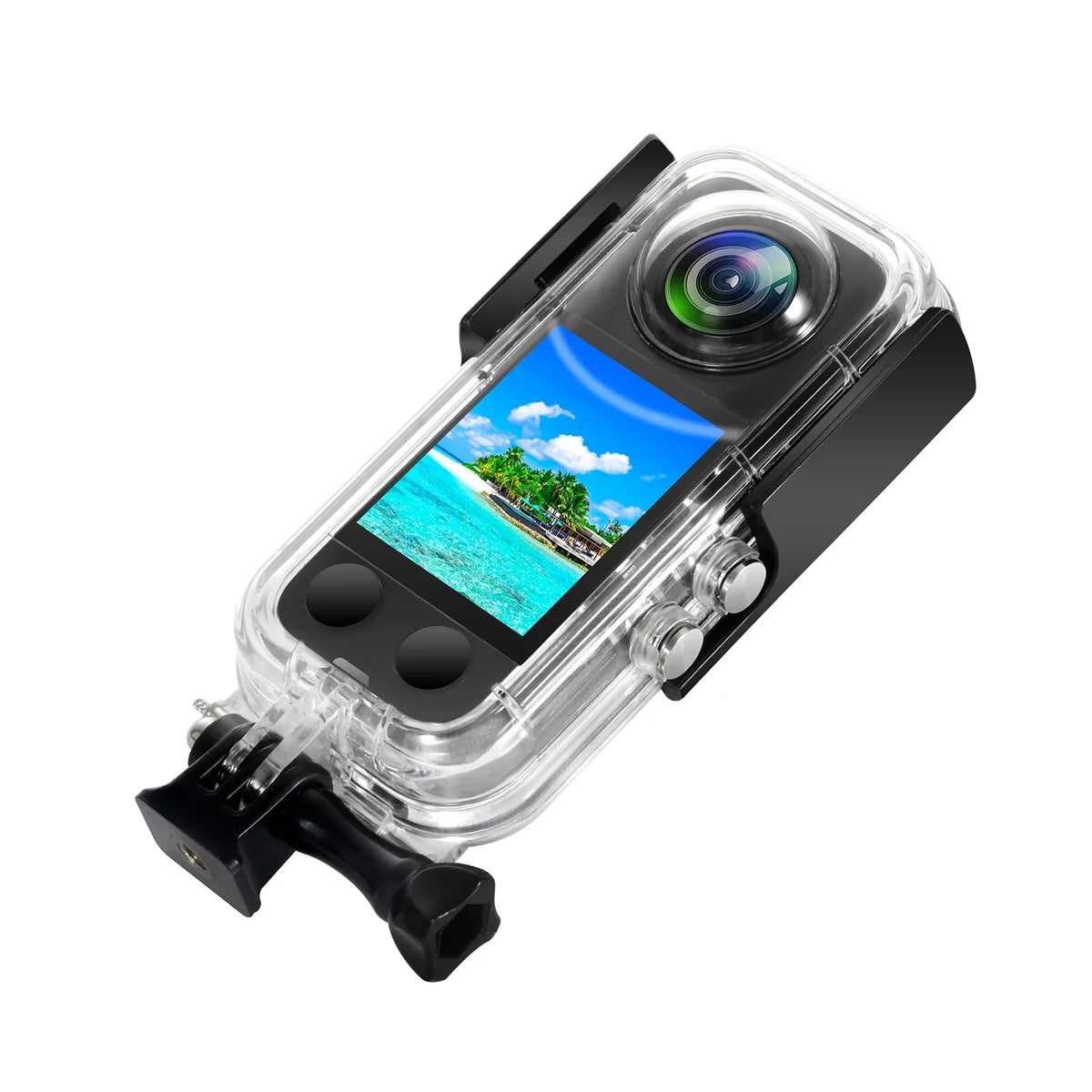 moobody Panoramic Camera Dive Case Waterproof Case Diving Housing Underwater 40M Replacement for X3 Camera
