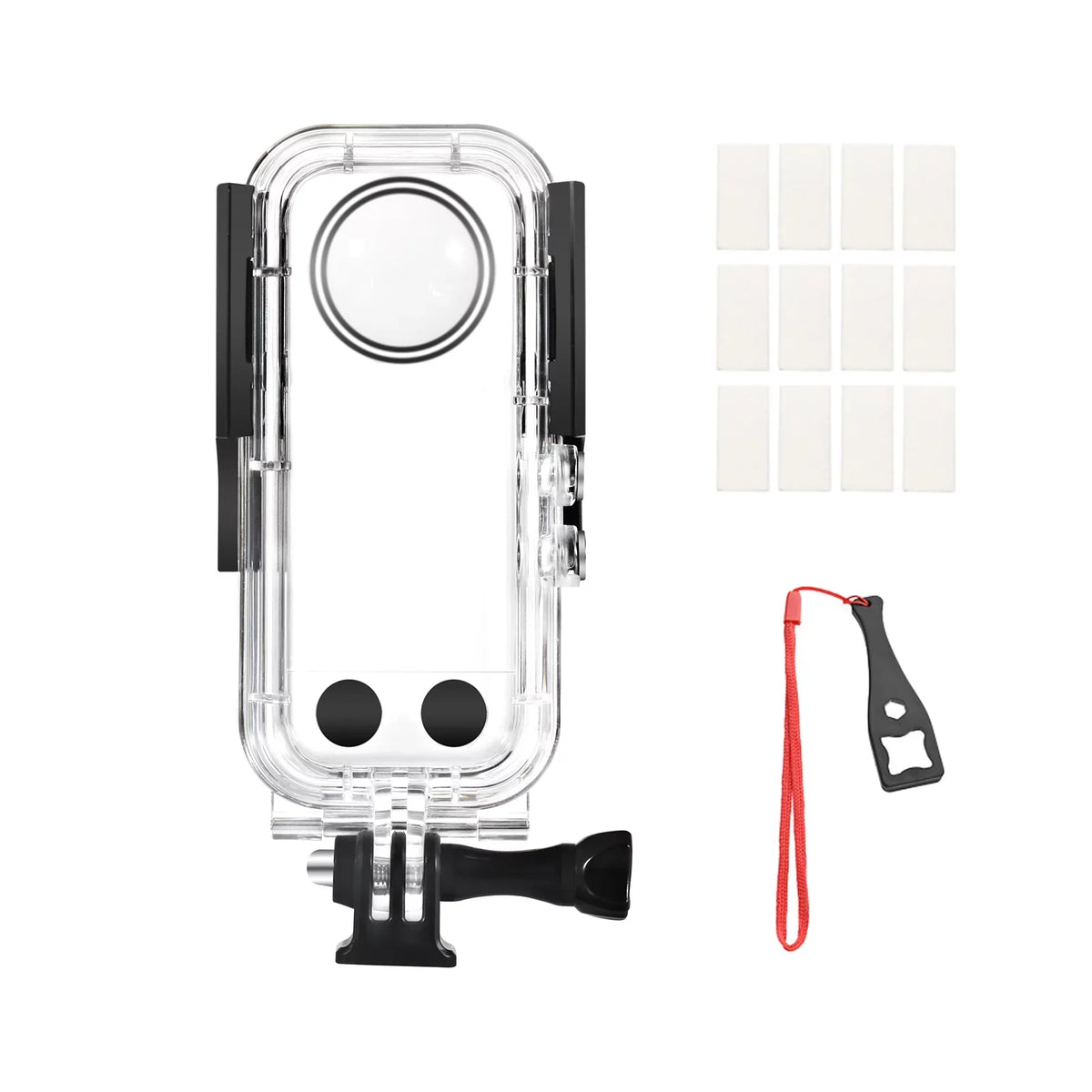 moobody Panoramic Camera Dive Case Waterproof Case Diving Housing Underwater 40M Replacement for X3 Camera