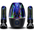BeFree Sound LED Dancing Water 2.1-Channel Bluetooth® Multimedia Sound System, 7.5"H x 10.5"W x 13.5"D, Black, 995102699M