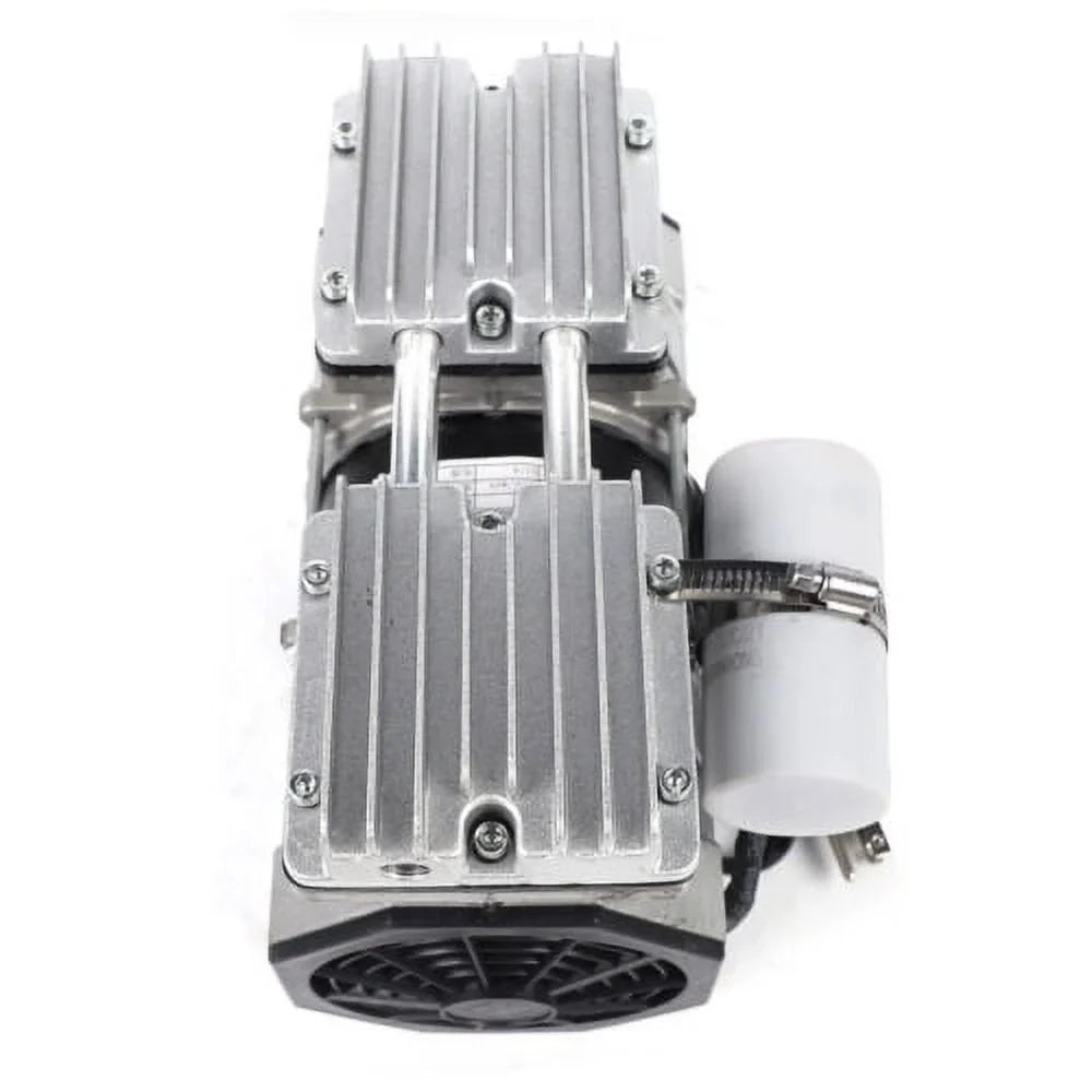 Oilless Vacuum Pump | Industrial Oil-Free Piston Vacuum Pump W/Filter BEST SELL
