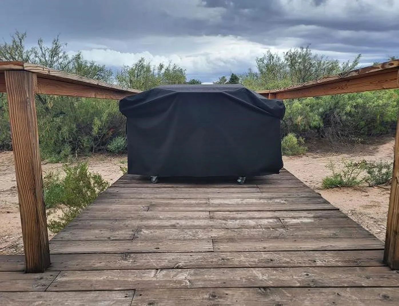 Heavy Duty 600D Polyester Cover Fits 5482 Blackstone 36 inches Griddle Cooking Station with Hood,Also for Blackstone 28 inch XL,Outdoor Flat Top Gas Grill Cover with Straps