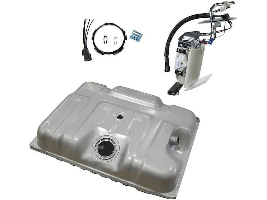 Fuel Tank and Fuel Pump Assembly - 18 Gallon - Compatible with 1992 - 1996 Ford F150 (Rear Mounted with 2 Ports) 1993 1994 1995