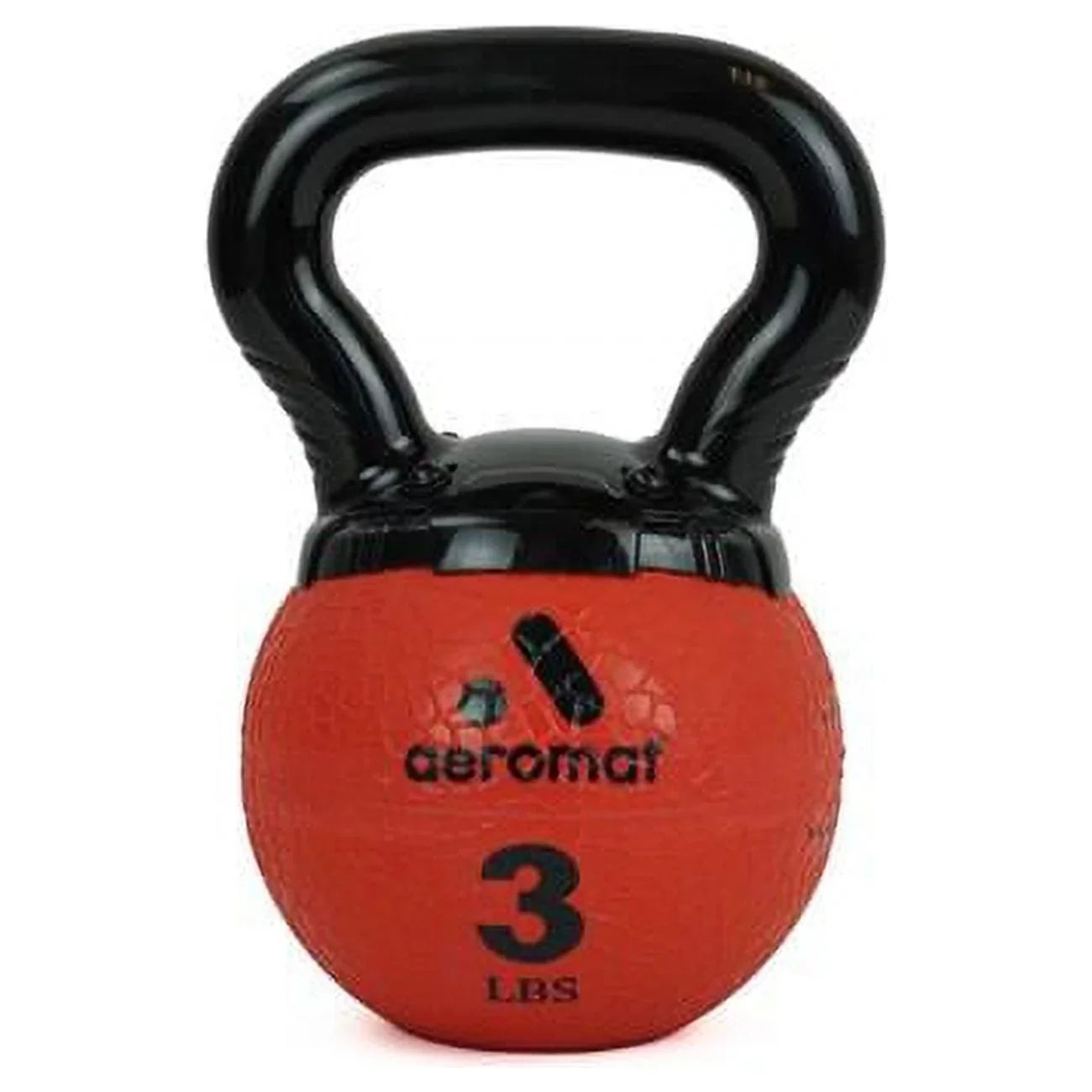AGM Group 3 lbs 2021 Aeromat Elite Mini Kettlebell Medicine Ball, Red - New Handle