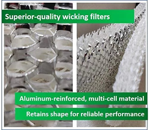EFP Humidifier Filters for HDC12 AIRCARE, Essick Air HD13030, HD1303, Essick MoistAir HD14060, HD1406, HD13050, HD1305, HD1407, Emerson Model Humidifiers - Replacement Wicking Filters | 12 Filters